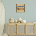 thumbnail image 3 of Stupell Industries Beach Letters Outline Nautical & Beach Painting Brown Floater Framed Canvas Art Print Wall Art, 18 x 18, 3 of 10