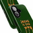 thumbnail image 2 of Christian Faith Phone Case, Jesus is the Way Inspirational Bible Verse Design, Religious Motivational Protective Cover for iPhone 17 16 15 14 13 12 11 Pro Max Plus Mini, 2 of 6