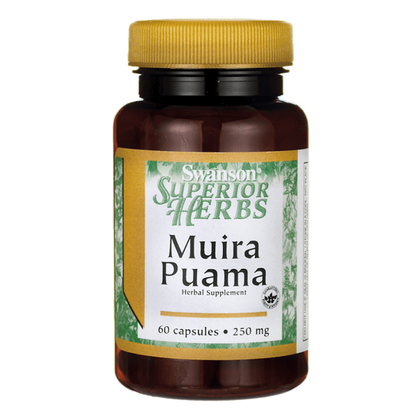 Swanson Muira Puama (101) 250 mg 60 Capsules