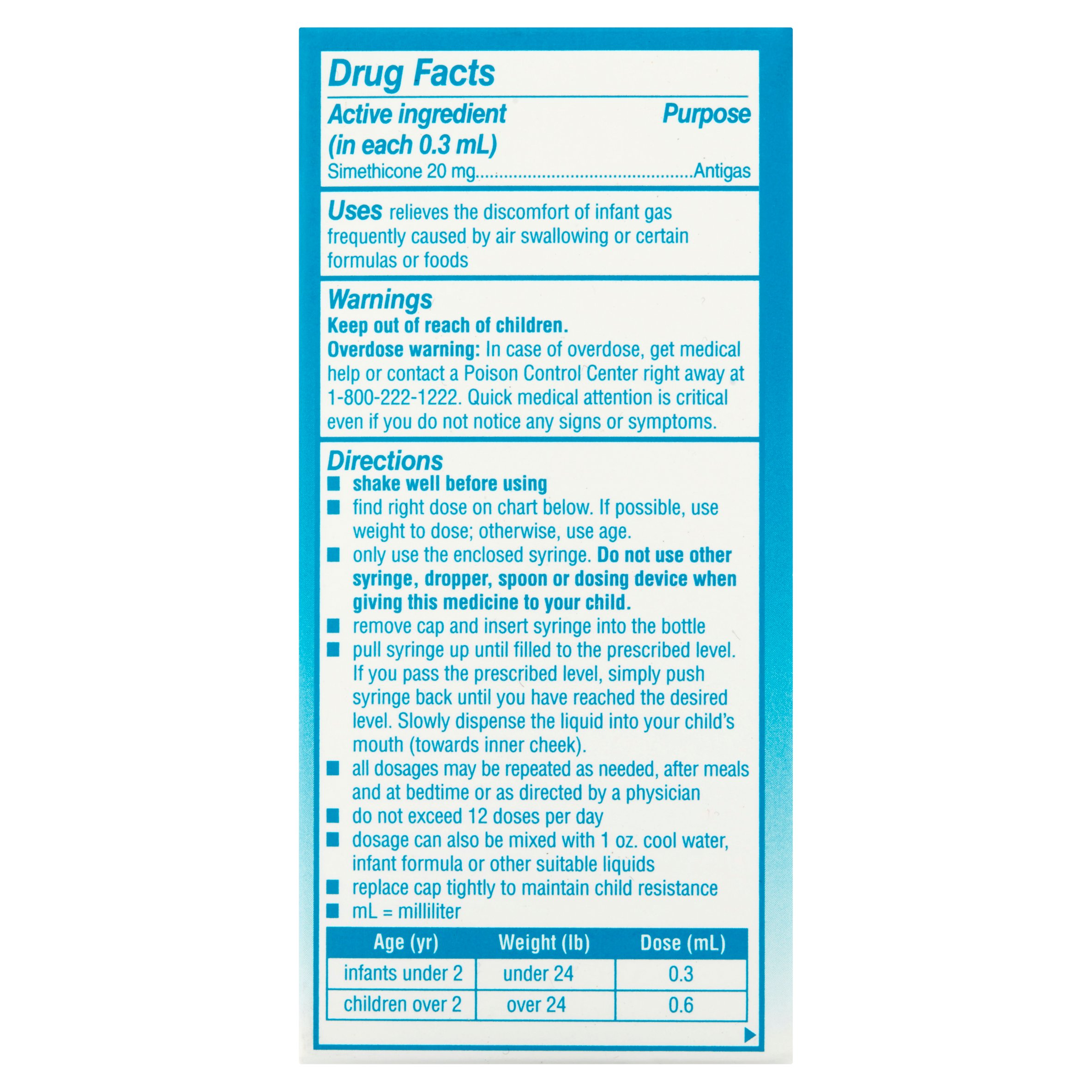 Mylicon Infant Gas Relief Dye Free Drops 0.50 oz - image 3 of 4