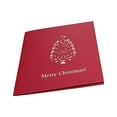 thumbnail image 1 of Less Than 5 Greeting Card Handmade Paper Card Christmas Tree Greeting Postcard Three- Diy Sculpture Fawn Christmas 3d Card Home DIY, 1 of 9