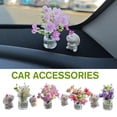 thumbnail image 4 of Car Cute Mini Vase Car Center Console Window Decoration Ornaments N4K5 Q2K7, 4 of 9