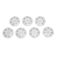 thumbnail image 1 of 7PCS Round Travel Medicine Organizer Portable Small Transparent 7 Day Weekly Medicine Box for Outdoor, 1 of 6