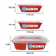 thumbnail image 4 of Set de 3 Contenedores de Plastico Micro Resistentes para Microondas, 4 of 7