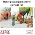 thumbnail image 3 of The Army Painter Electric Blue Warpaint - Acrylic Non-Toxic Heavily Pigmented Water Based Paint 18ml, 3 of 7