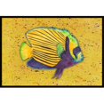 thumbnail image 1 of Carolines Treasures 8577JMAT 24 x 36 In. Tropical Fish on Mustard Indoor or Outdoor Mat, 1 of 4