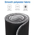 thumbnail image 7 of Gray Thick Lines&nbsp;mousepad Gamingwaterproofnon Slip&nbsp;Line Series for Office Home Work GamingmousematRubber Base Mousepad with Stitched Edges 31.5x11.8inches, 7 of 7