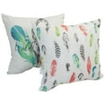 thumbnail image 5 of Blazing Needles CO-JO18-DS-04-S2 Spun Polyester Outdoor Throw Pillows, Wild & Free - Set of 2, 5 of 5