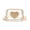 Gold, variant on SLYNSHome Transparent Crossbody Bag,Heart Decor PVC Adjustable Strap Fashion Shoulder Purse,Pink Lightweight Clear Mini Handbag For Daily Outdoor Use