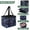 The Glowing Fireflies, variant on Collapsible Car Trunk Organizer with Handles 600D Oxford for Car Kitchen and Home Storage, Trifolium 13× 10.2×10.8inch