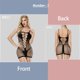 thumbnail image 1 of WECI Mujeres 18 Estilos Sexy Lencería Abierta Entrepierna Body Vestido De Malla Ropa Interior Erótica Red Calcetín Alta Estiramiento, 1 of 4