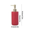 thumbnail image 3 of Ceramic Soap Dispenser Holiday Decor | Christmas Bathroom Kitchen Pump | Leak-Proof Festive Red Blue | Multipurpose for Hand Soap Shampoo | 1 Piece | 6.3x6.3x18.5cm, 3 of 6