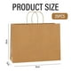 thumbnail image 5 of Laklulu 25 Bolsas Kraft Bolsas de Regalo Bolsas de Compras, Bolsas de Regalo Kraft para Fiestas con Asas a Granel, 5 of 5