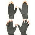 thumbnail image 3 of Copper Compression Arthritis Gloves - Premium Arthritic Joint Pain Relief Hand Gloves for Rheumatoid & Osteoarthritis - Carpal Tunnel Wrist Support - Open Finger  Fingerless Thumb for Com, 3 of 6