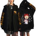 thumbnail image 1 of Veste à Capuche Zippée Anime Karasuno Plus Size Sweatshirt Harajuku Unisexe, 1 of 7