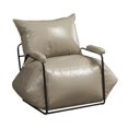 thumbnail image 1 of simhoa Lazy Sofa Multipurpose Fashion Couch Lounge Chair for Kids, Indoor, Gray, 1 of 8