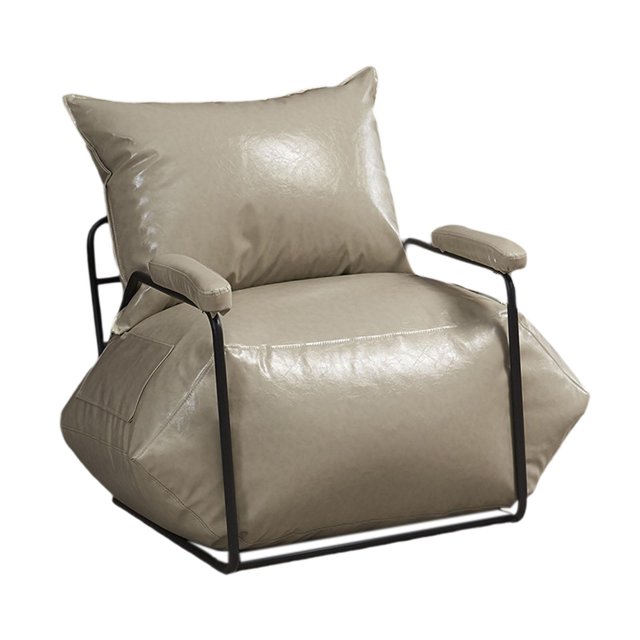 simhoa Lazy Sofa Multipurpose Fashion Couch Lounge Chair for Kids, Indoor, Gray