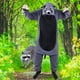 thumbnail image 2 of Disfraz de pijama Lifeye Racoons para adultos, color gris, talla L, 2 of 4