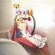 thumbnail image 3 of Katea Car Seat Toys, Infant Baby Orange Fox Spiral Plush Activity Hanging Toys For Car Seat Stroller Bar Crib Bassinet Mobile With Music Box Bb Squeak, 3 of 4
