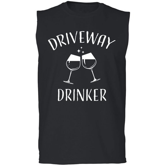Driveway Drinker-Wine Adult Sleeveless Tee