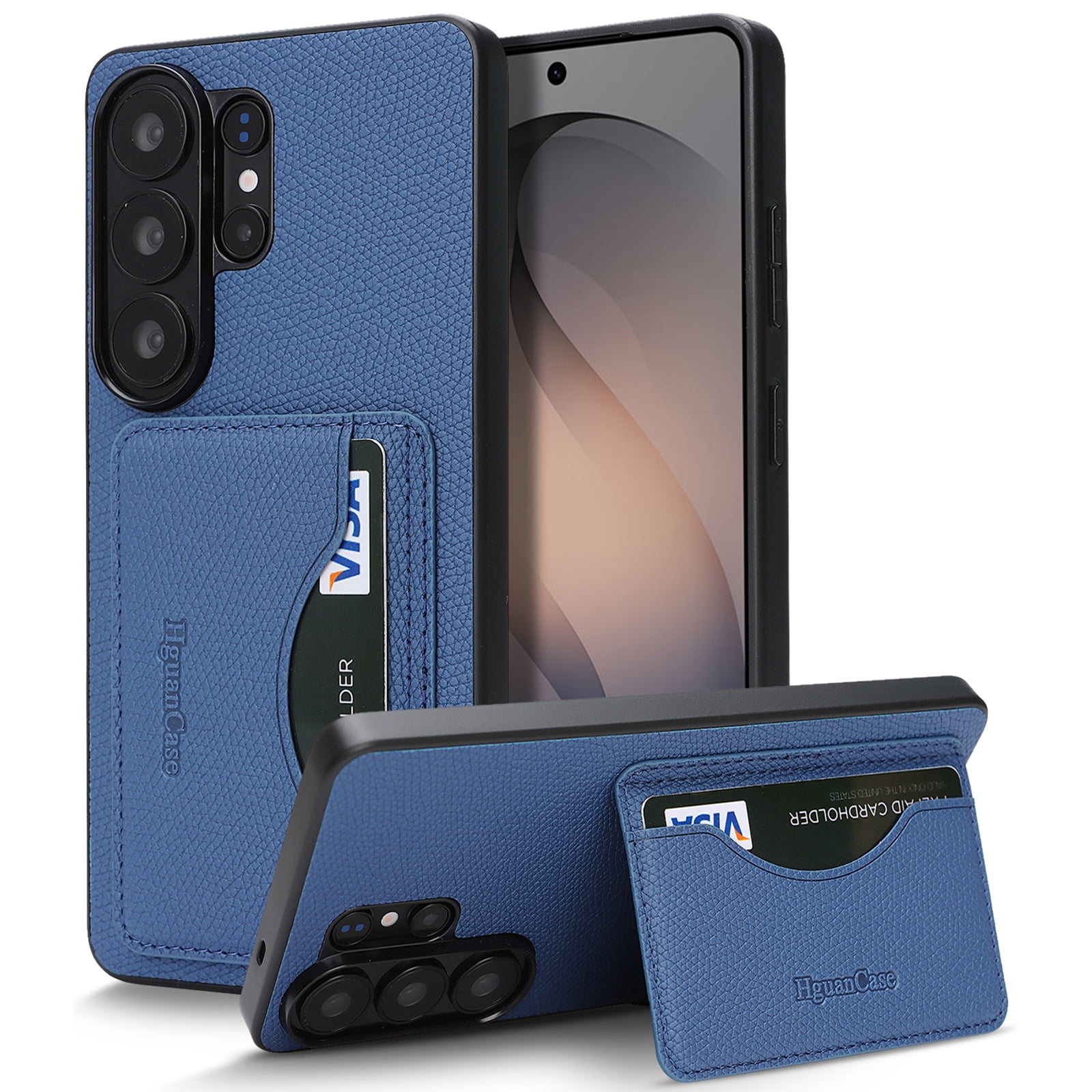 Slim Wallet Case for Samsung Galaxy A36 5G Premium PU Leather Protective Back Cover with Card Slots Kickstand Feature Shockproof Durable Ultra Thin Phone Case for Samsung Galaxy A36 5G Blue