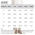 thumbnail image 3 of Women's Daily Elastic Waist Straight Leg Pants with Pockets Solid Loose, 3 of 4