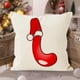 thumbnail image 1 of Hot6sl Ofertas y Liquidaciones Funda de Almohada Navideña con 26 Letras, Decoración Navideña para Sofá, Funda de Almohada con Borde de Lino Estampado, 1 of 5