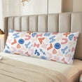 thumbnail image 6 of Body Pillow Cover - Scandinavian Alphabet Soft Body Pillow Cover with Zipper, Comfort Body Pillow Pillowcase, Body Pillow Case Cover 20 x 54, 6 of 7
