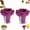 Purple-2PCS, variant on Manual Vegetable Spiralizer and Curler for Rose Flower Carving Stainless Steel Multifunctional Peeler Carrot Cucumber Rose Garnishing Slicer Tool Kitchen Gadget