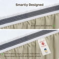 thumbnail image 5 of California Design Den 100% Organic Cotton, Twin Extra Long Fitted Sheet Only - Soft, Crisp Sheets with Deep Pockets for a Snug-Fit - Warm Taupe, 5 of 9