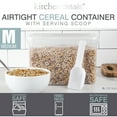 thumbnail image 6 of Kitchen Details Medium 5 L Plastic Airtight Cereal Container with Scooper, 6 of 10