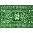thumbnail image 1 of Ahgly Company Indoor Rectangle Persian Emerald Green Traditional Area Rugs, 5' x 8', 1 of 4