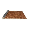 thumbnail image 2 of Ahgly Company Indoor Rectangle Abstract Orange Modern Area Rugs, 4' x 6', 2 of 4