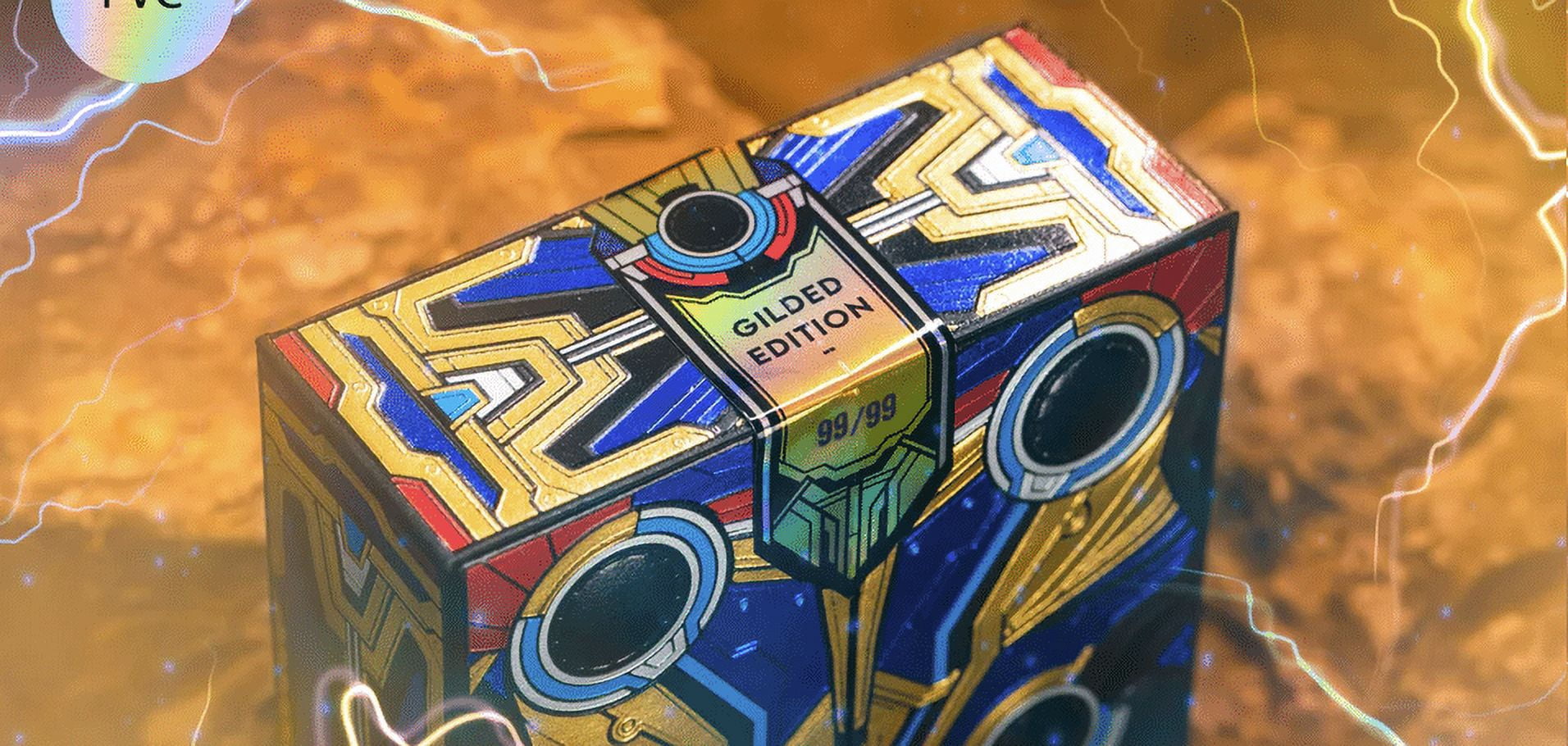 Thor: Love & Thunder (PVC Gold Gilded Edition) Playing Cards by Card Mafia