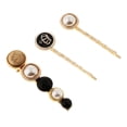 thumbnail image 1 of 3 horquillas para el pelo con perlas retro para mujer, accesorios para el cabello UNA, 1 of 4