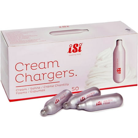 iSi Cream Chargers, 50-Pack (Best Whipped Cream Dispenser)