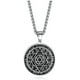 thumbnail image 1 of Talismán De Seis Puntas 12 Constt De Colgante Menos Talismanes De Acero, Cadena 24", 1 of 1