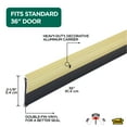 thumbnail image 3 of M-D Building Products 05744 36 in. Gold Aluminum and Vinyl Heavy-duty Screw-on Door Sweep, 3 of 10