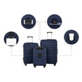 thumbnail image 2 of Set de equipaje Wrangler Smart con portavasos con puerto USB, 3 piezas, 2 of 9