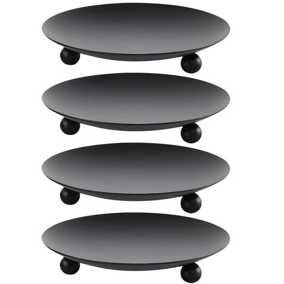 4Pcs Festival Candle Holders Home Candlestick Holders Tabletop Candle Holders Desktop Decors