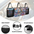 thumbnail image 5 of KUIFORTI Trunk Organizer for Suv, Car, Mandala Flower Car Backseat Organizers (37.01"*11.8"), Large Capacity Hanging Car Storage Organizer with Lids, Fashion Car Organizer for SUV/MPV/Truck, 5 of 6