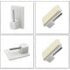 thumbnail image 4 of Self Adhesive Hooks,10 Packs Plastic Sticky End Window Hook for Net Curtain Rods, 4 of 5