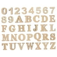 thumbnail image 3 of SEWACC 26X Wooden Alphabet Letters Boxwood Material for Diy Crafts Wood Clock Numbers Accessories, 3 of 7