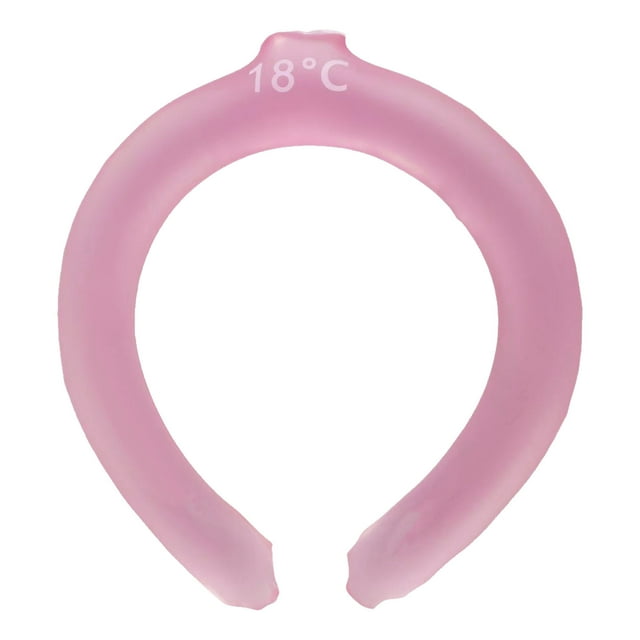 ATTOE Tube de Refroidissement pour le Cou Dissipation de Chaleur Portable Réutilisable Enveloppe de Cou pour l'Été Rose-0813223