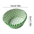 thumbnail image 3 of 100 Pack PVC Cupcake Liners and Baking Cups, Multicolor Polka Dot Design, Paper Baking Cups for Muffins and Cupcakes, 6 Colors, Storage Box, 3 of 6