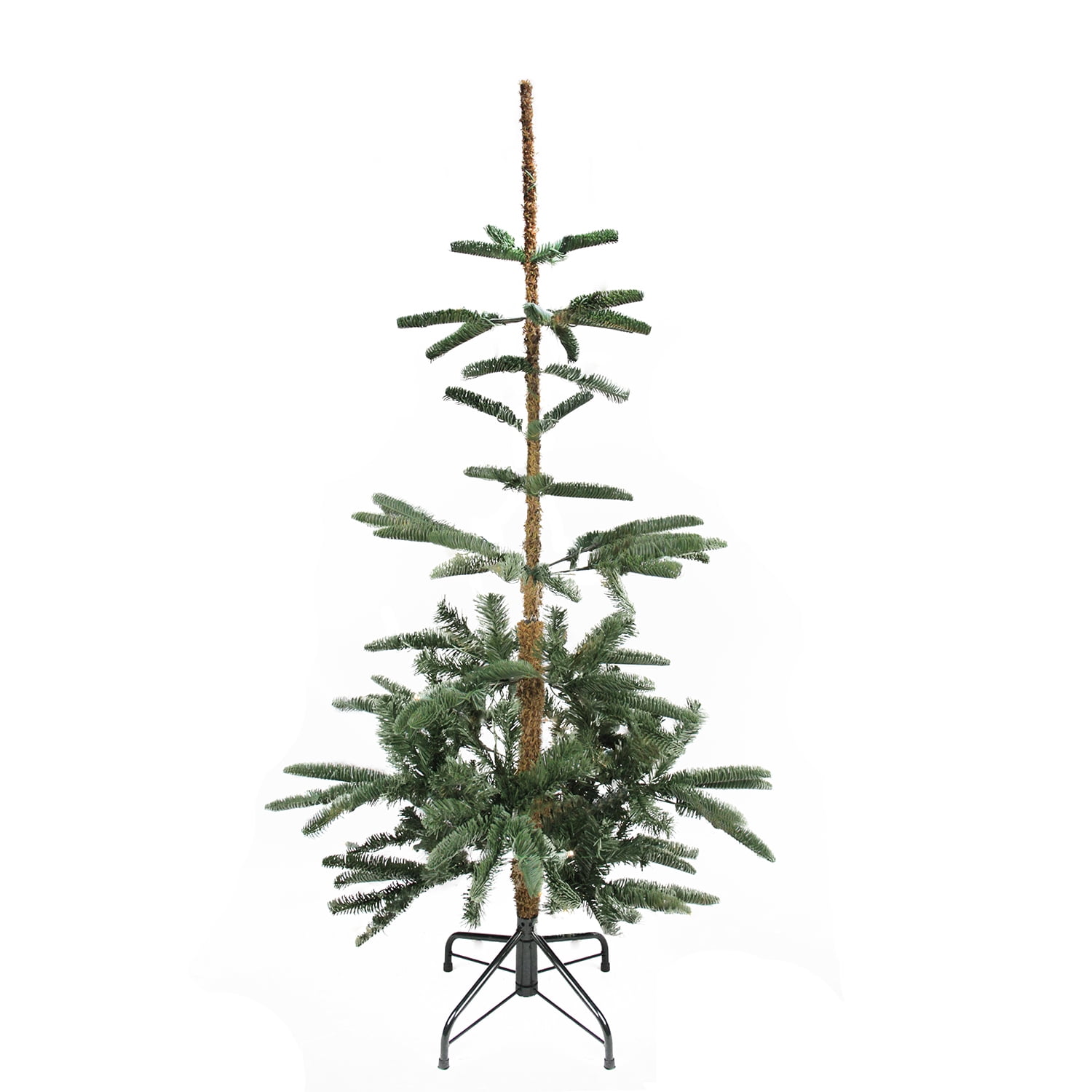 4.5' Slim Noble Fir Layered Artificial Christmas Tree Unlit Walmart