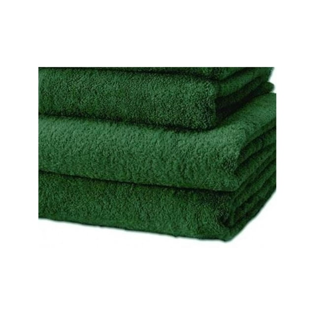 ADONIS Bath Towel 25" x 50" #10.00Lbs/dz Standard Full Terry 6/Pack color: FOREST GREEN