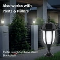 thumbnail image 3 of Techko Solar Wall or Pillar Light – Amber or White Light, 3 of 10