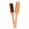 thumbnail image 1 of Peine De Cepillo De Pelo De Doble Cara Jinwen Alisador De Pelo En Forma Peine De Cerdas Oro, 1 of 8