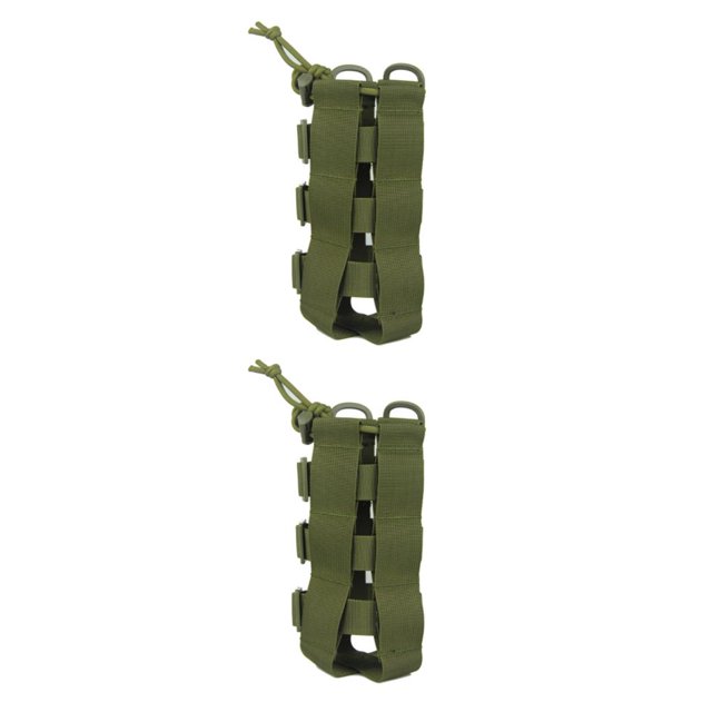 Wosthever Bolsa de botella de agua de viaje de 2,5 l, funda ajustable con cordón para botella, escalada, senderismo, Camping, bolsas de agua, Type1 NO1
